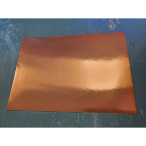 Hobbymate kobber karton, A4, 250g, 5 ark
