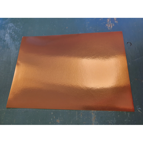 Hobbymate kobber karton, A4, 250g, 5 ark