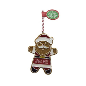 Honningkagefigurer med duft, nissemand, jingle bells