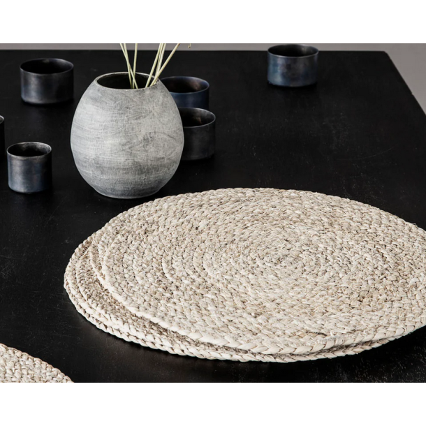 House Doctor Dkkeserviet, HDCircle, Natur, 4 stk.