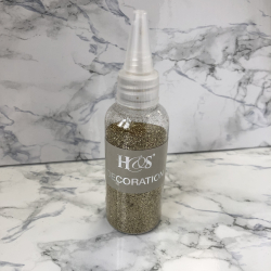 H&S Glitter, guld, fin
