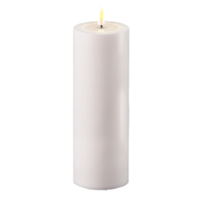 Hvide Udendrs Bloklys 7,5x20 cm (kunstige)