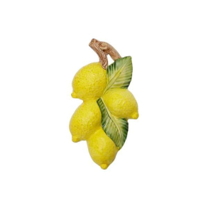 Italiensk fajance, citron deko p gren, 23x13cm