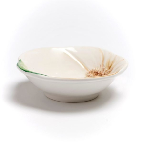 Italiensk fajance skl, Hvidlg 15 cm