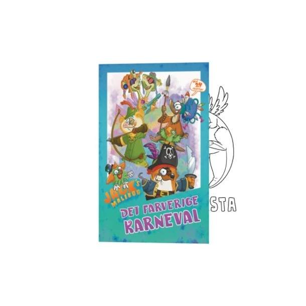 Jack &amp; Venner - malebog, det farverige karneval