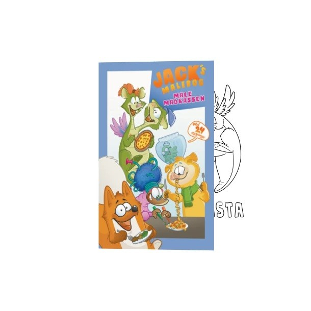 Jack &amp; Venner - malebog, male madkassen