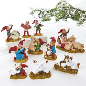 Julebal i loen, poly., Vilhelm Hansen