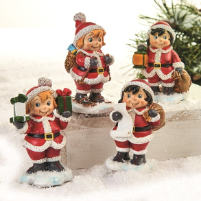 Julefigur, poly., 8 cm