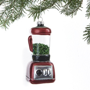 Julekugle, Blender, glas, med snor