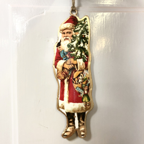 Julemand m. gaver metalophng 16 cm