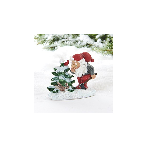 Julemand med dyr &amp; tr, poly., Vilhelm Hansen