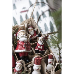 Juletrspynt julemand m/glimmerjuletr