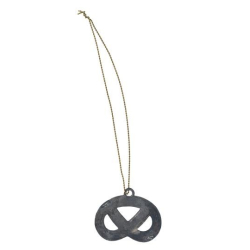 Juletrspynt kringel m/gylden wire 