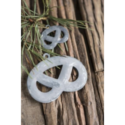 Juletrspynt kringel m/gylden wire 