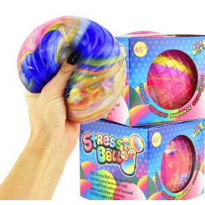 KMPE SQUEEZE BALL SPLASH RAINBOW 12cm