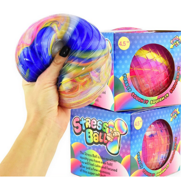 KMPE SQUEEZE BALL SPLASH RAINBOW 12cm