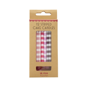 Kagelys - Pink stribet