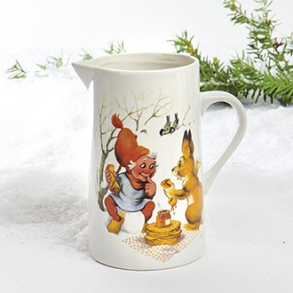 Kande, porceln, Vilhelm Hansen, 16 cm