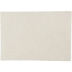Kardus / kvistpapir, Gr/brun, 135g, 10 ark