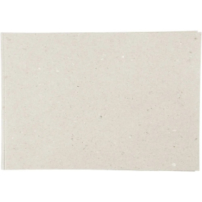 Kardus / kvistpapir, Gr/brun, 135g, 10 ark