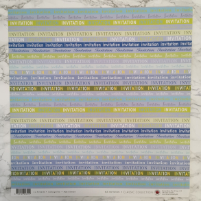 Karen-Marie Klip & Papir - Scrapbooking, invitation bl/grn