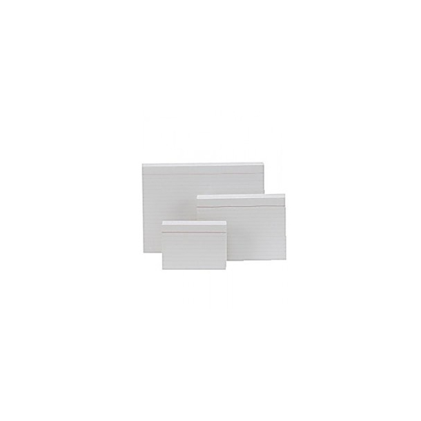 Kartotekskort format A6, linieret, 100 stk.