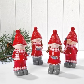 Keramik nisse, 19 cm