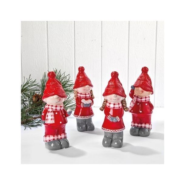 Keramik nisse, 19 cm