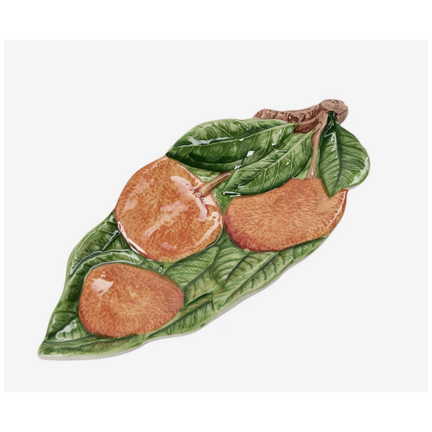 Keramik skeholder, appelsin