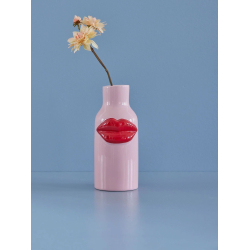 Keramik Vase stor - Red lips