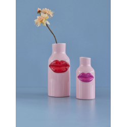 Keramik Vase stor - Red lips