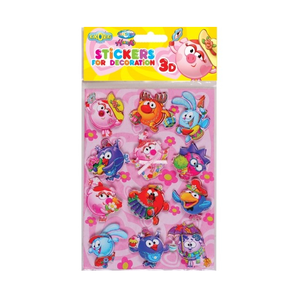 KIKORIKI Stickers 3D
