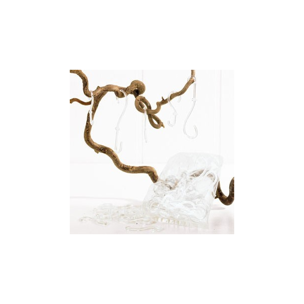 Klare plast kroge, 50 stk.