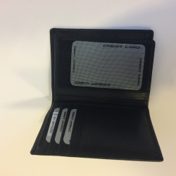 Klassisk skindpung  - Sort