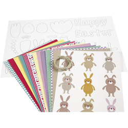 Klippepakke, pastelfarver, Pske, 1st