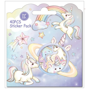 Klistermrker, Folie, Unicorn