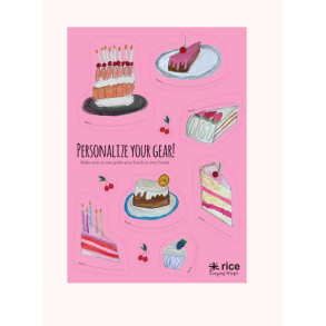 Klistermrker til madkassen, kager