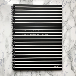 Kollegieblok A4, I like work...