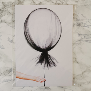 Kort A5 - Ballon m. tyl