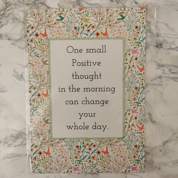 Kort A5 - One small positive thought.. 