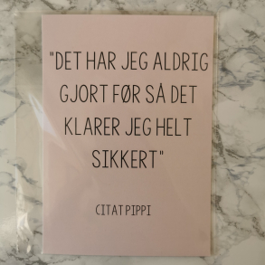 Kort A6 - Det har jeg aldrig gjort fr, s det klarer jeg helt sikkert