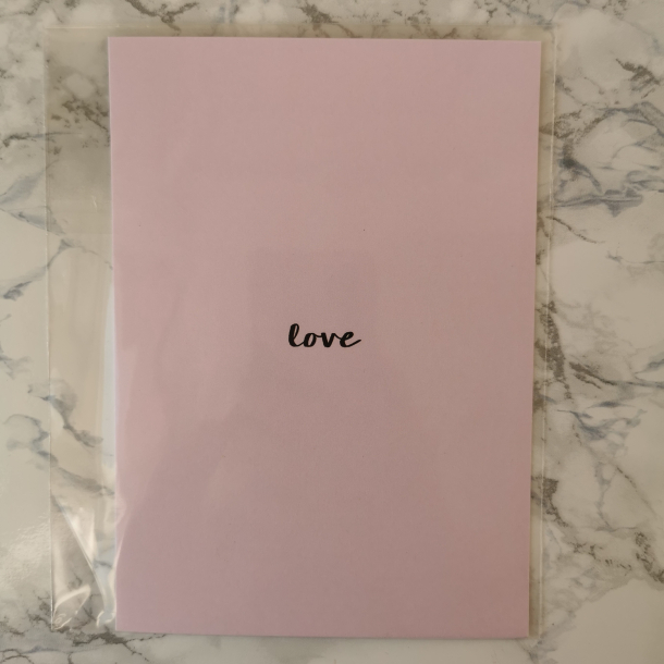 Kort A6 - Love