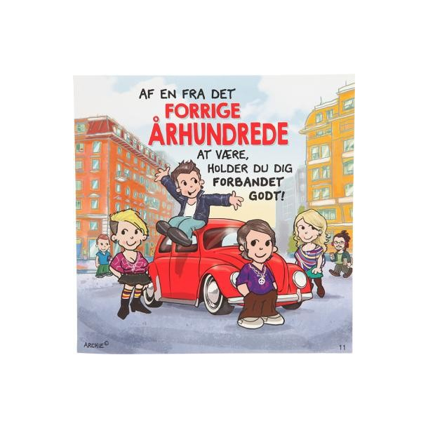 Kort med musik, Af en fra det forrige rhundrede at ...