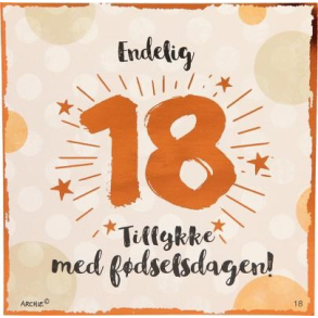 Kort med musik, Endelig 18 Tillykke med fdselsdagen! 