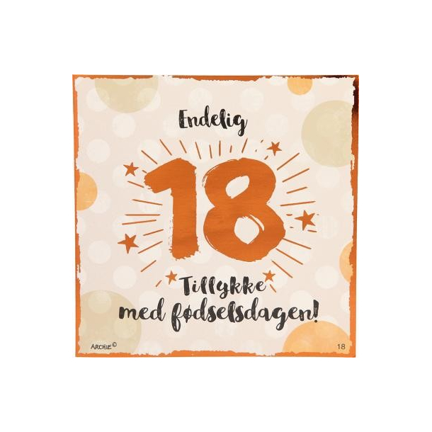 Kort med musik, Endelig 18 Tillykke med fdselsdagen! 