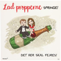 Kort med musik, Lad propperne springe