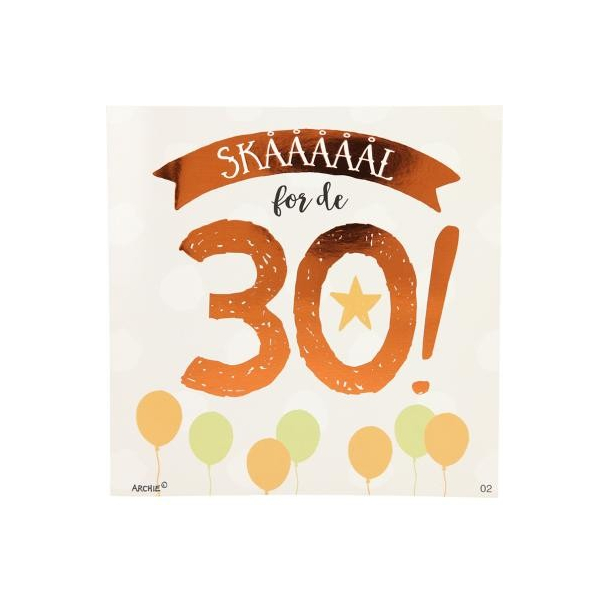 Kort med musik, Skl for de 30!