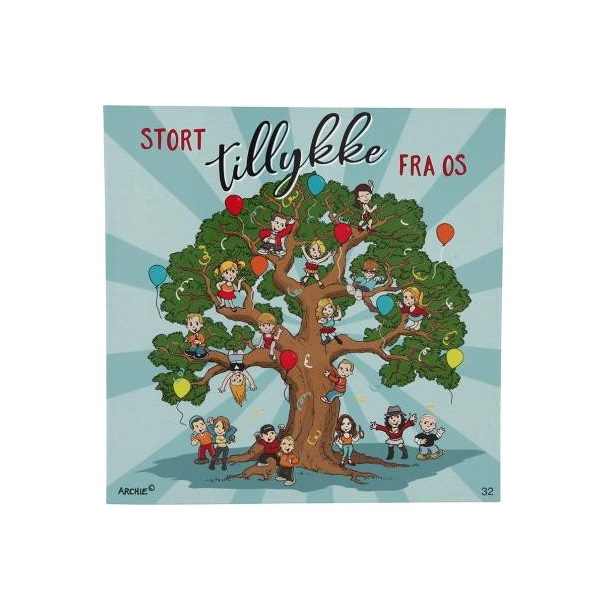 Kort med musik, Stort tillykke fra os