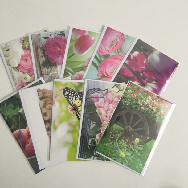 Kortpakke stor, 10 stk.