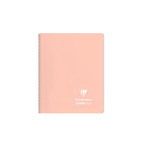 Koverbook Blush, spiral notesbog, linieret, A5, 160 sider, koral